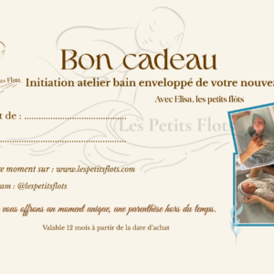 Bon cadeau Initiation bain enveloppé